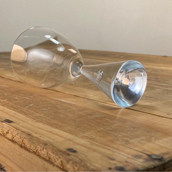 Holmegaard Princess White Wine Glass 5 1/2” Danish Design by Bent Severin - Picture 6 of 10